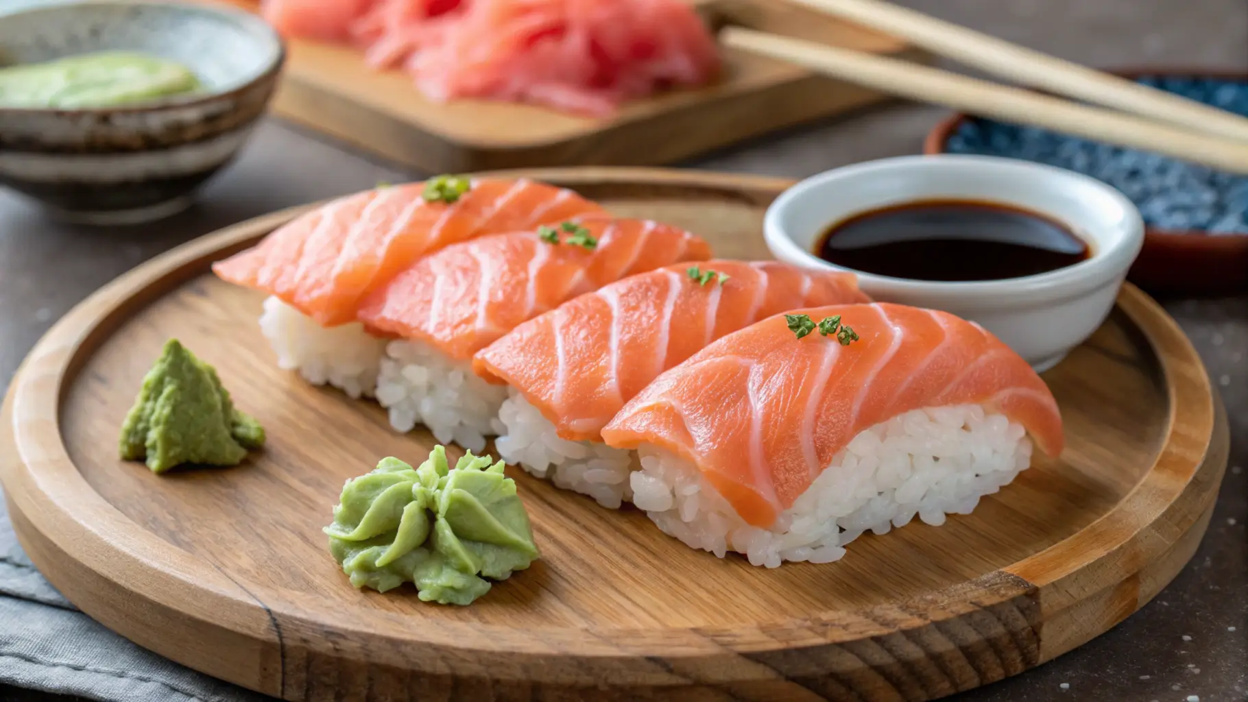 sushi-order-topped-with-salmon-